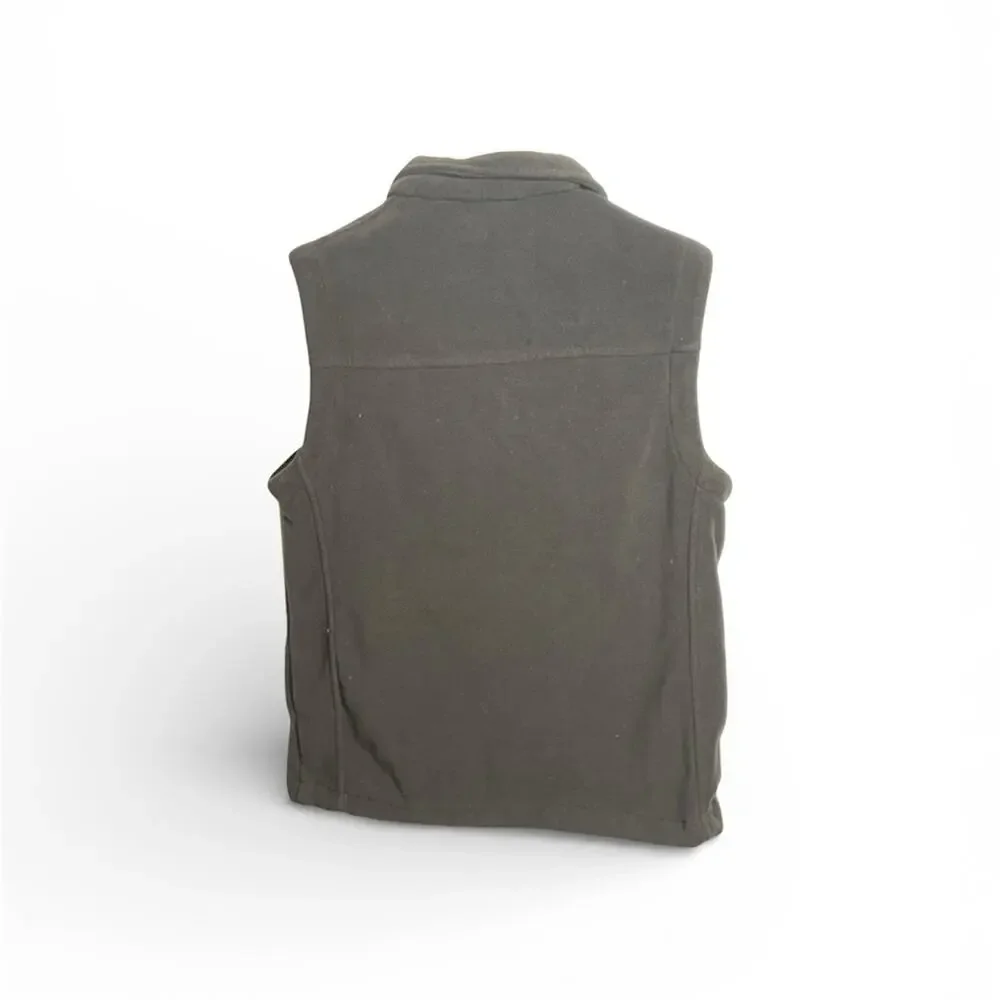 Boys RedHead charcoal Fleece Vest Size S
